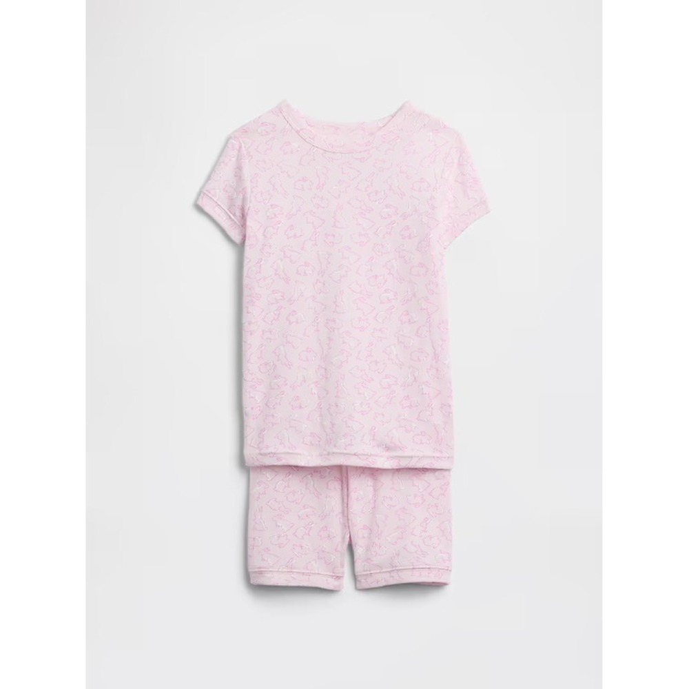 Baby Gap Pajama Set Pink Bunny Print Easter Spring Kids 5 Years 5T